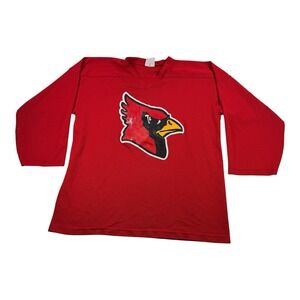 Vtg Red Louisville Cardinals NCAA Ice Hockey Jersey Mens Size XXL Read